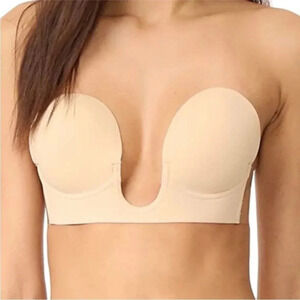 Heidi Klum Intimates Deep Plunge Backless Strapless • Size A/B • NWT